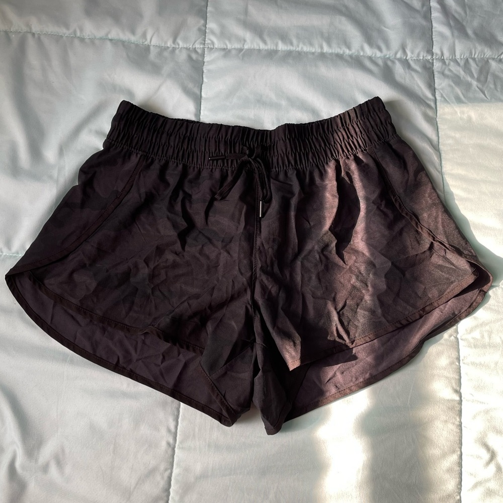 90 Degree Black Camouflage Sport Shorts